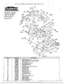 Trash Compactor Page 2 parts for Broan Compactor 1051H from AppliancePartsPros.com