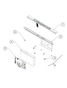 Bezel Assembly parts for Dacor Dishwasher PD24TS from AppliancePartsPros.com