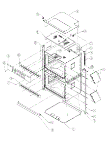 Cabinet 1 parts for Dacor Wall Oven DO230 from AppliancePartsPros.com
