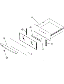 Drawer Assembly parts for Dacor Warming Drawer PWO30 from AppliancePartsPros.com