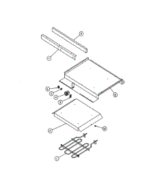 Chassis Top parts for Dacor Warming Drawer PWO24 from AppliancePartsPros.com