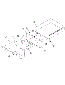 Drawer parts for Dacor Warming Drawer PWD27GN from AppliancePartsPros.com