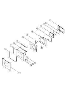 Door Assembly parts for Dacor Range ERSD36LP from AppliancePartsPros.com
