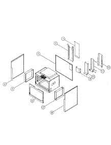 Cabinet Assembly parts for Dacor Range ERSD36LP from AppliancePartsPros.com