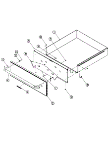 Drawer Assembly parts for Dacor Warming Drawer ERWD30B from AppliancePartsPros.com