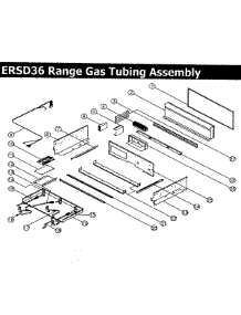 Tubing Assembly parts for Dacor Range ERSD36LPH from AppliancePartsPros.com