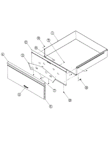 Drawer Assembly parts for Dacor Warming Drawer MRWD27S from AppliancePartsPros.com