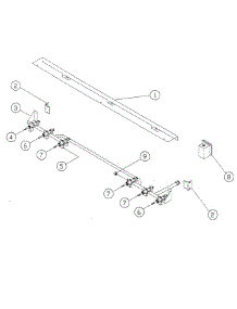 Manifold parts for Dacor Range ERDE48LP from AppliancePartsPros.com