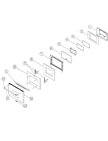 36" Door parts for Dacor Range ERDE48LP from AppliancePartsPros.com