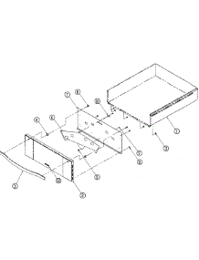 Drawer parts for Dacor Warming Drawer MWDV30S from AppliancePartsPros.com