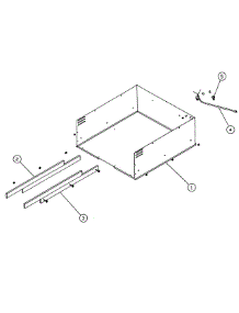 Chassis-1 parts for Dacor Warming Drawer EWO27 from AppliancePartsPros.com
