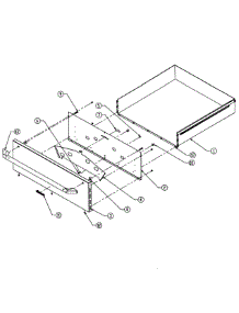 Drawer Assembly parts for Dacor Warming Drawer EW27 from AppliancePartsPros.com