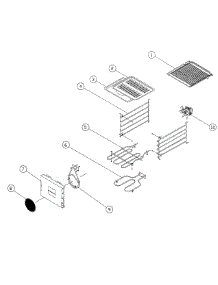 Components parts for Dacor Range ERDE48NGH from AppliancePartsPros.com