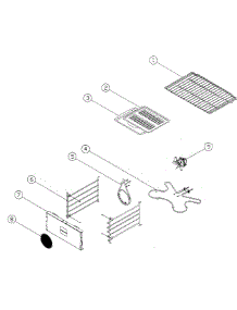 Shelfs parts for Dacor Range ERDE36LPH from AppliancePartsPros.com