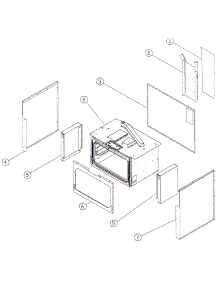Oven Case parts for Dacor Range ERDE36LPH from AppliancePartsPros.com