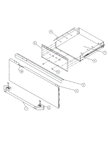 Drawer Assembly parts for Dacor Warming Drawer EDWO24 from AppliancePartsPros.com