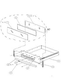 Drawer Assembly parts for Dacor Warming Drawer DWO24 from AppliancePartsPros.com
