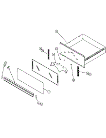 Drawer Assembly parts for Dacor Warming Drawer MWO27 from AppliancePartsPros.com