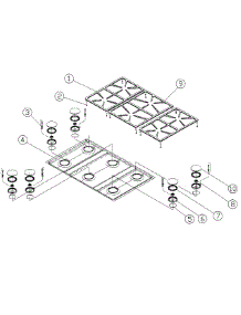 Top Assembly parts for Dacor Range ERDE36NG from AppliancePartsPros.com