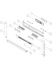 Control Panel parts for Dacor Range ERD36LP from AppliancePartsPros.com