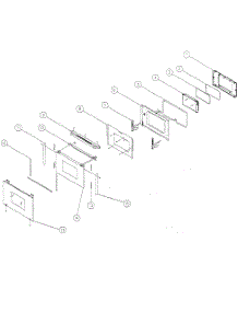 Door Assembly parts for Dacor Range ERD36LPH from AppliancePartsPros.com