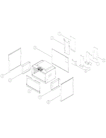 Cabinet Assembly parts for Dacor Range ERD36NG from AppliancePartsPros.com