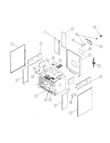 Sub-Chassis parts for Dacor Range ERD30S06NGH from AppliancePartsPros.com