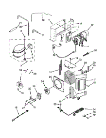 Upper Unit Parts parts for Dacor Refrigerator DYF48BNDI00 from AppliancePartsPros.com