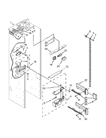 Ref Liner Parts parts for Dacor Refrigerator DYF42BNDI00 from AppliancePartsPros.com