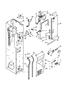 Freezer Liner  /  Air Flow parts for Dacor Refrigerator DYF48BIWS00 from AppliancePartsPros.com