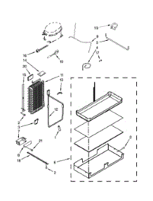 Lower Unit  /  Tube parts for Dacor Refrigerator DYF48BIWS00 from AppliancePartsPros.com