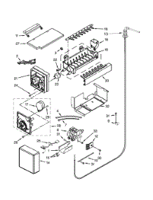Ice Maker Parts parts for Dacor Refrigerator DYF48BIWS00 from AppliancePartsPros.com