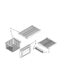 Fre Shelf Parts parts for Dacor Refrigerator DYF42BIWS00 from AppliancePartsPros.com