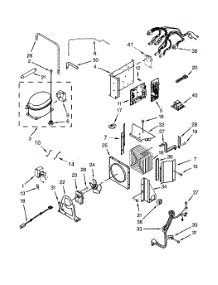 Upper Unit Parts parts for Dacor Refrigerator DYF42BIWS00 from AppliancePartsPros.com