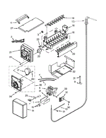 Icemaker Parts parts for Dacor Refrigerator DYF42BIWS00 from AppliancePartsPros.com
