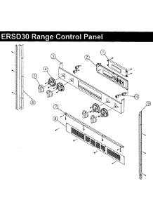Control Assembly parts for Dacor Range ERSD30NG from AppliancePartsPros.com
