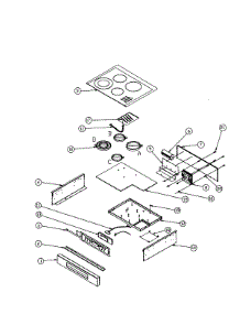 Cooktop parts for Dacor Range MRE30S from AppliancePartsPros.com