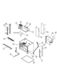 Oven Case parts for Dacor Range MRE30S from AppliancePartsPros.com