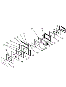 Door Assembly parts for Dacor Range MRE30S from AppliancePartsPros.com