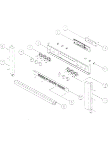 Control Panel 2 parts for Dacor Range ERD48LP from AppliancePartsPros.com