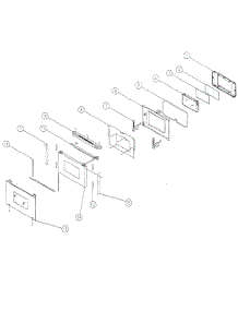 36" Door parts for Dacor Range ERD48LP from AppliancePartsPros.com