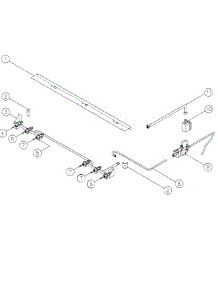 Manifold parts for Dacor Range ERD48NG from AppliancePartsPros.com