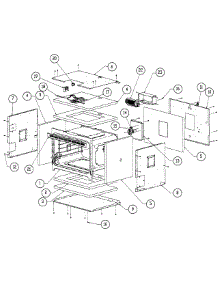 Cabinet parts for Dacor Range ER30DSCHNGH from AppliancePartsPros.com