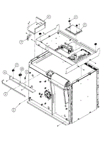 Single Chassis parts for Dacor Wall Oven EO227SBR from AppliancePartsPros.com