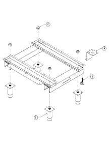 Base parts for Dacor Range ER30DSRSCHNG from AppliancePartsPros.com