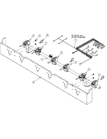 Manifold parts for Dacor Cooktop DRT366SNG from AppliancePartsPros.com