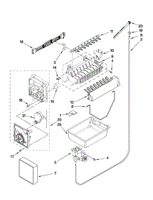 Icemaker Parts parts for Dacor Refrigerator EF36BNNFSS11 from AppliancePartsPros.com