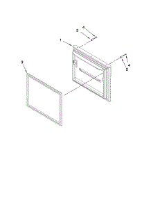 Freezer Door Parts parts for Dacor Refrigerator EF36BNNFSS11 from AppliancePartsPros.com