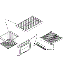Shelfs parts for Dacor Refrigerator EF48DBSS from AppliancePartsPros.com