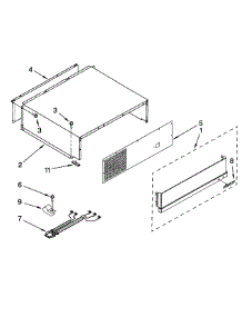 Grille Assembly parts for Dacor Refrigerator EF48DBSS from AppliancePartsPros.com